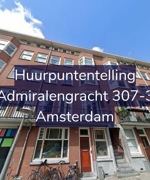 Foto gevel Huurpuntentelling voor Admiralengracht 307-3, Amsterdam