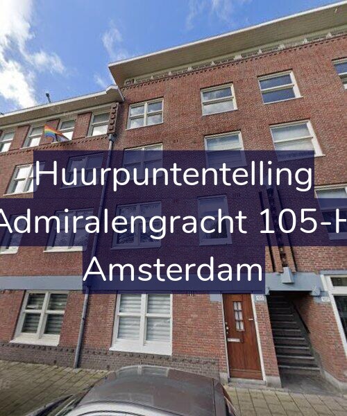 Foto gevel Huurpuntentelling voor Admiralengracht 105-H, Amsterdam