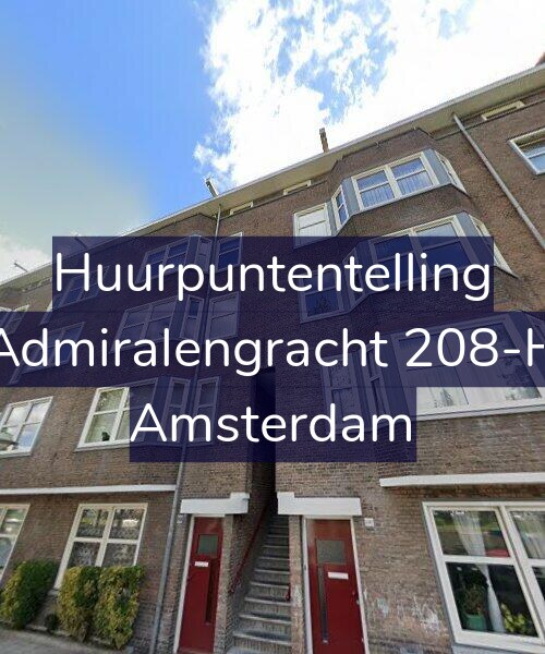 Foto gevel Huurpuntentelling voor Admiralengracht 208-H, Amsterdam