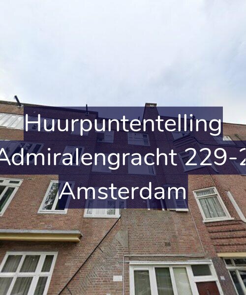 Foto gevel Huurpuntentelling voor Admiralengracht 229-2, Amsterdam