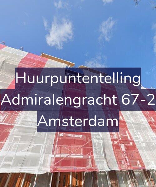 Foto gevel Huurpuntentelling voor Admiralengracht 67-2, Amsterdam