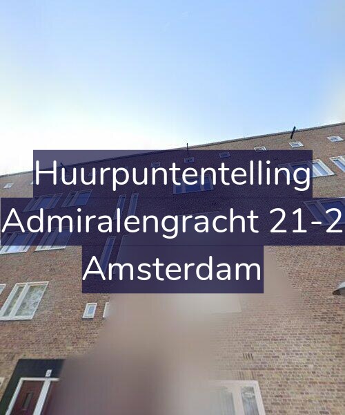 Foto gevel Huurpuntentelling voor Admiralengracht 21-2, Amsterdam