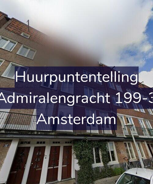 Foto gevel Huurpuntentelling voor Admiralengracht 199-3, Amsterdam