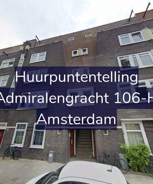 Foto gevel Huurpuntentelling voor Admiralengracht 106-H, Amsterdam