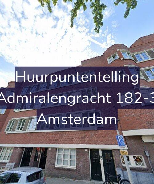 Foto gevel Huurpuntentelling voor Admiralengracht 182-3, Amsterdam