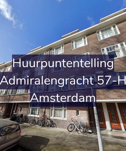 Foto gevel Huurpuntentelling voor Admiralengracht 57-H, Amsterdam