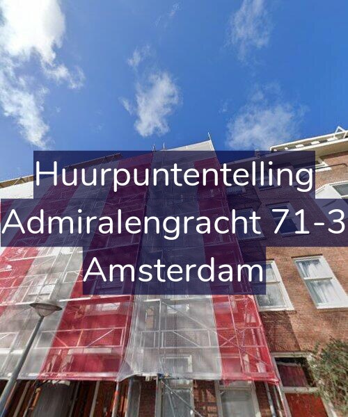 Foto gevel Huurpuntentelling voor Admiralengracht 71-3, Amsterdam