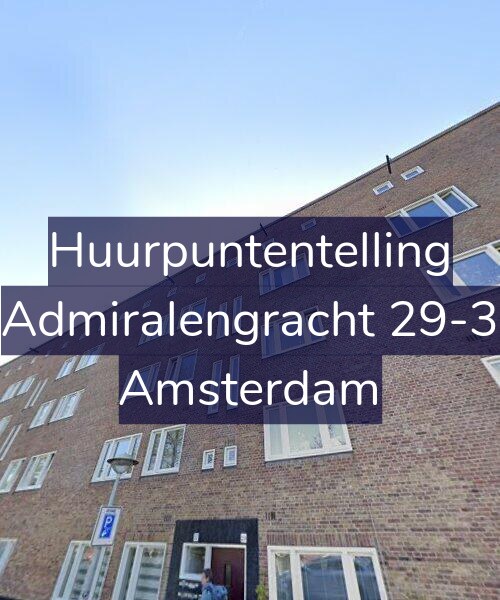 Foto gevel Huurpuntentelling voor Admiralengracht 29-3, Amsterdam