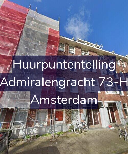 Foto gevel Huurpuntentelling voor Admiralengracht 73-H, Amsterdam