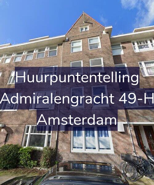 Foto gevel Huurpuntentelling voor Admiralengracht 49-H, Amsterdam