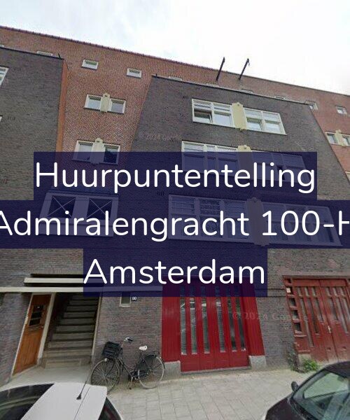 Foto gevel Huurpuntentelling voor Admiralengracht 100-H, Amsterdam