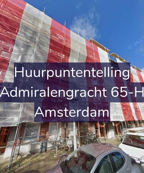 Foto gevel Huurpuntentelling voor Admiralengracht 65-H, Amsterdam