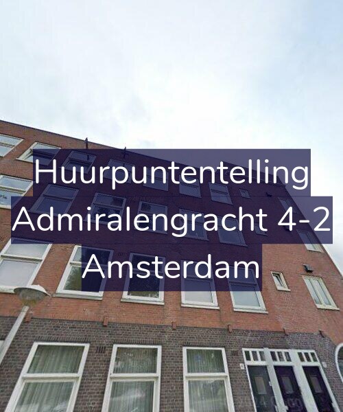 Foto gevel Huurpuntentelling voor Admiralengracht 4-2, Amsterdam