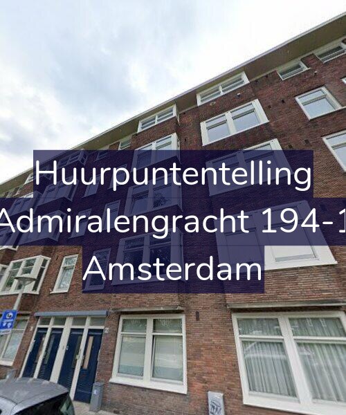 Foto gevel Huurpuntentelling voor Admiralengracht 194-1, Amsterdam