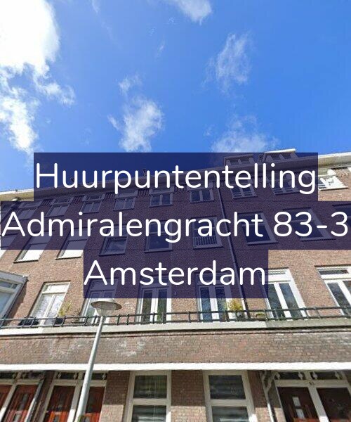 Foto gevel Huurpuntentelling voor Admiralengracht 83-3, Amsterdam