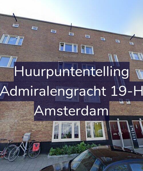Foto gevel Huurpuntentelling voor Admiralengracht 19-H, Amsterdam