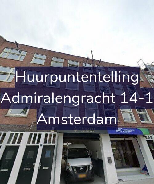 Foto gevel Huurpuntentelling voor Admiralengracht 14-1, Amsterdam