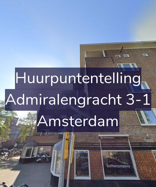 Foto gevel Huurpuntentelling voor Admiralengracht 3-1, Amsterdam