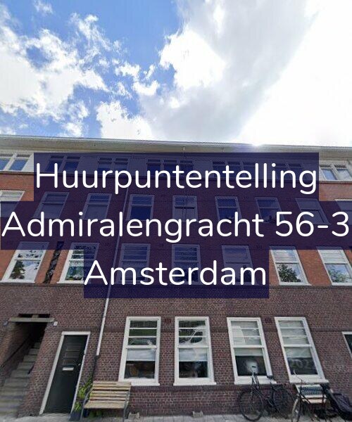 Foto gevel Huurpuntentelling voor Admiralengracht 56-3, Amsterdam