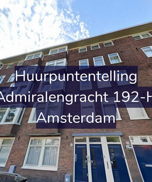 Foto gevel Huurpuntentelling voor Admiralengracht 192-H, Amsterdam