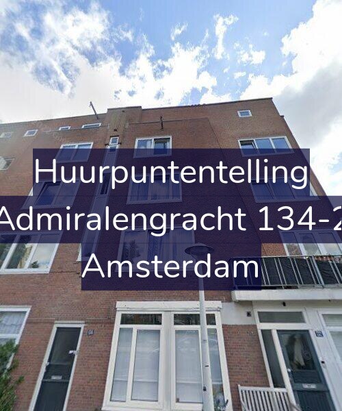 Foto gevel Huurpuntentelling voor Admiralengracht 134-2, Amsterdam