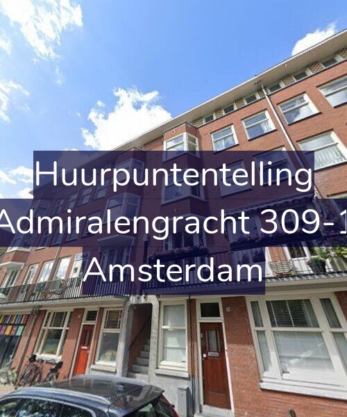 Foto gevel Huurpuntentelling voor Admiralengracht 309-1, Amsterdam