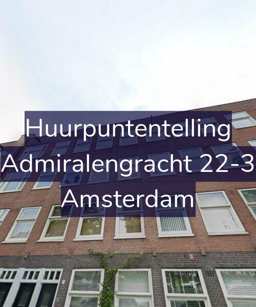 Foto gevel Huurpuntentelling voor Admiralengracht 22-3, Amsterdam