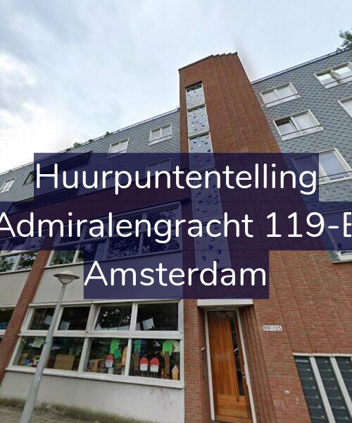 Foto gevel Huurpuntentelling voor Admiralengracht 119-E, Amsterdam
