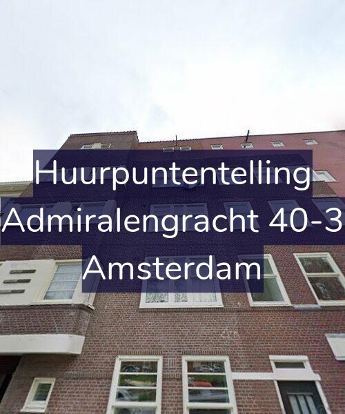 Foto gevel Huurpuntentelling voor Admiralengracht 40-3, Amsterdam