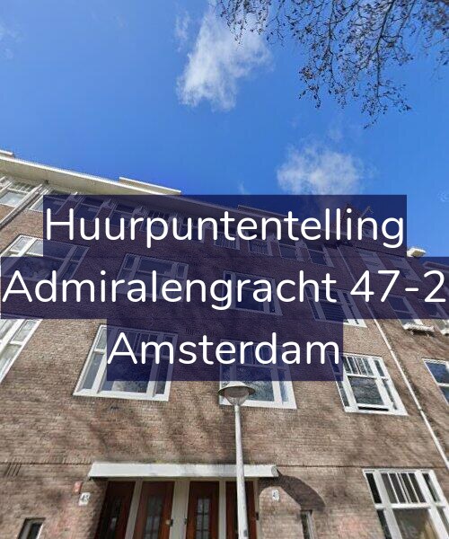 Foto gevel Huurpuntentelling voor Admiralengracht 47-2, Amsterdam