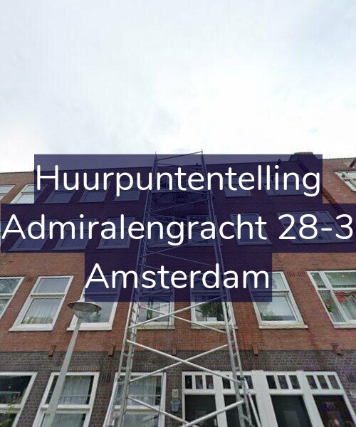 Foto gevel Huurpuntentelling voor Admiralengracht 28-3, Amsterdam