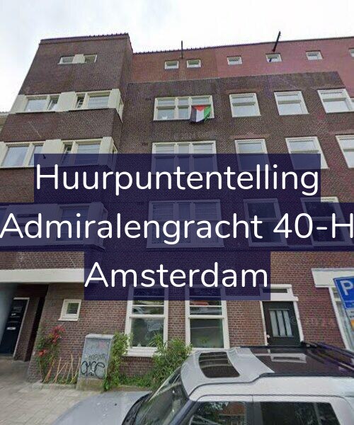 Foto gevel Huurpuntentelling voor Admiralengracht 40-H, Amsterdam