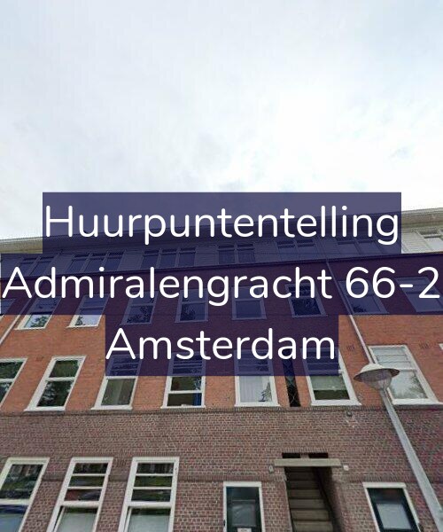 Foto gevel Huurpuntentelling voor Admiralengracht 66-2, Amsterdam