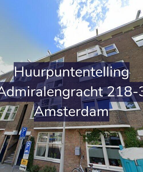 Foto gevel Huurpuntentelling voor Admiralengracht 218-3, Amsterdam