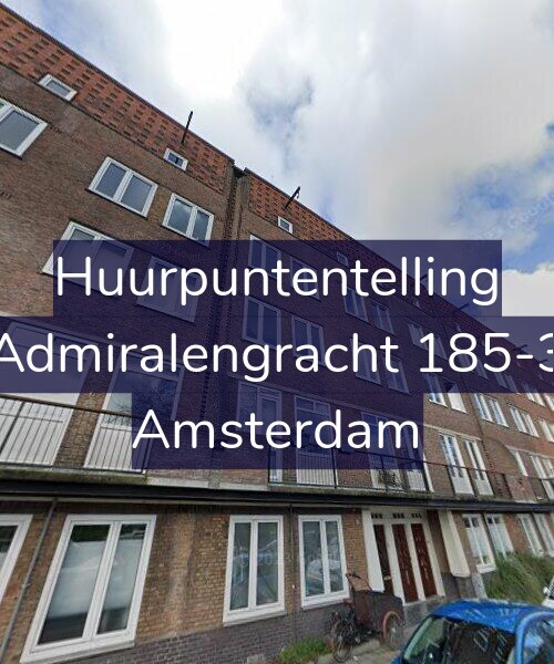 Foto gevel Huurpuntentelling voor Admiralengracht 185-3, Amsterdam