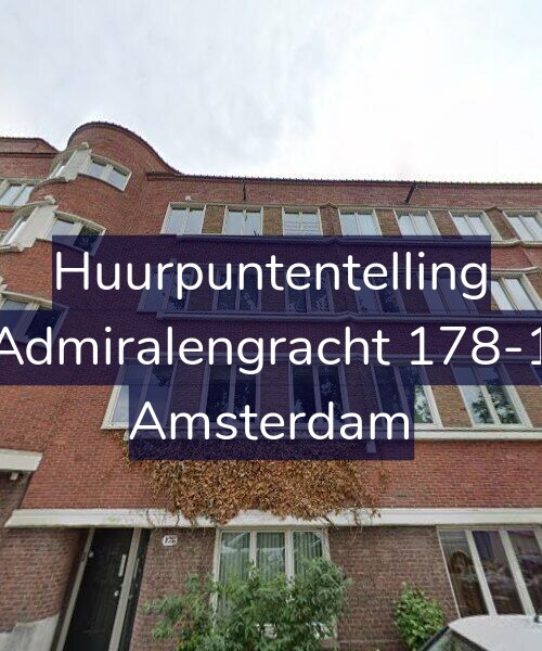 Foto gevel Huurpuntentelling voor Admiralengracht 178-1, Amsterdam