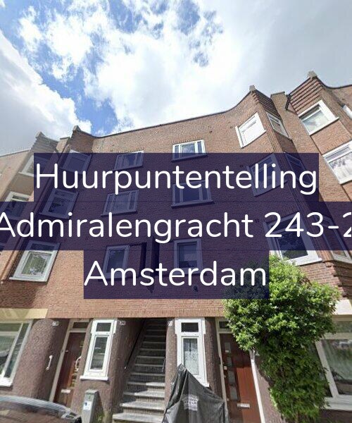 Foto gevel Huurpuntentelling voor Admiralengracht 243-2, Amsterdam