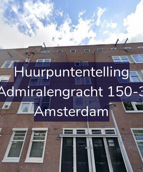Foto gevel Huurpuntentelling voor Admiralengracht 150-3, Amsterdam
