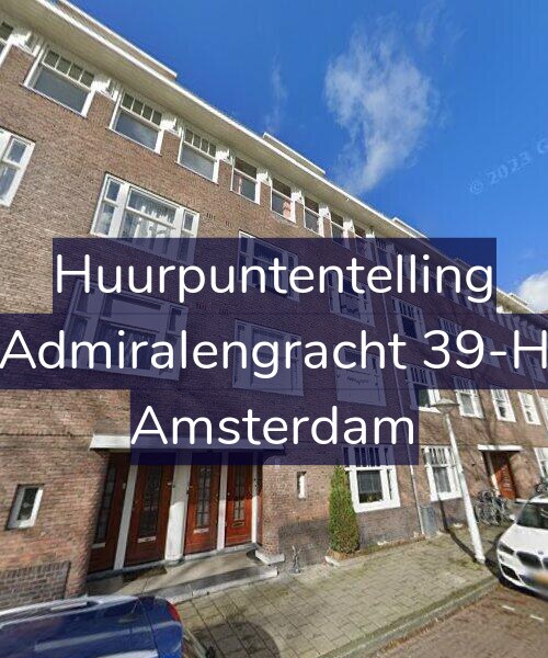 Foto gevel Huurpuntentelling voor Admiralengracht 39-H, Amsterdam