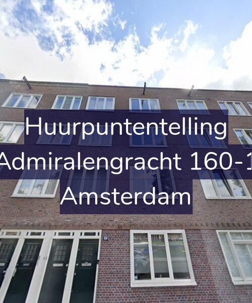 Foto gevel Huurpuntentelling voor Admiralengracht 160-1, Amsterdam