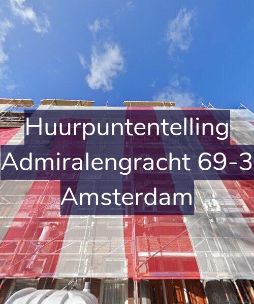 Foto gevel Huurpuntentelling voor Admiralengracht 69-3, Amsterdam
