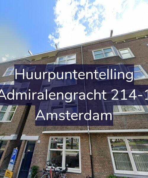 Foto gevel Huurpuntentelling voor Admiralengracht 214-1, Amsterdam