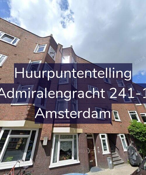 Foto gevel Huurpuntentelling voor Admiralengracht 241-1, Amsterdam