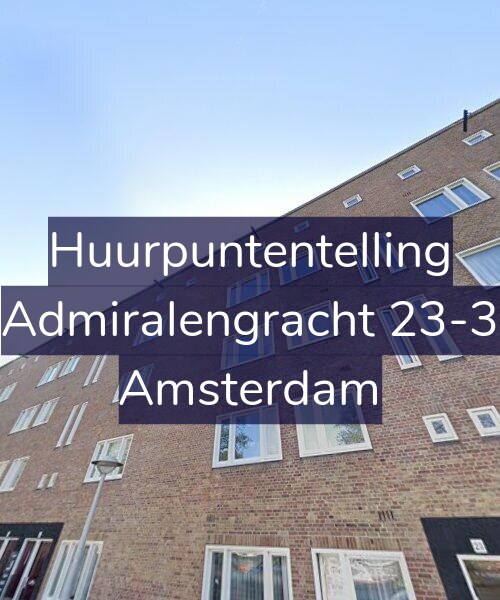Foto gevel Huurpuntentelling voor Admiralengracht 23-3, Amsterdam