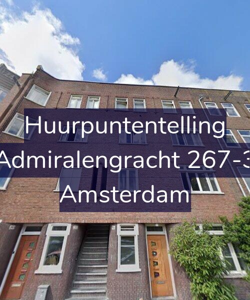 Foto gevel Huurpuntentelling voor Admiralengracht 267-3, Amsterdam