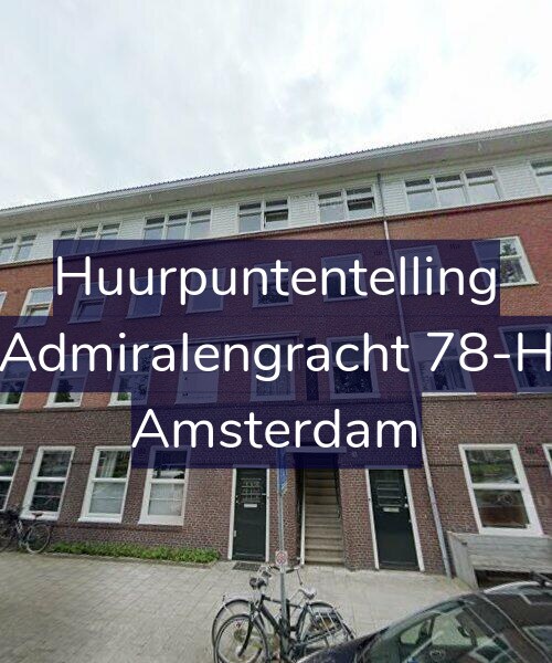 Foto gevel Huurpuntentelling voor Admiralengracht 78-H, Amsterdam