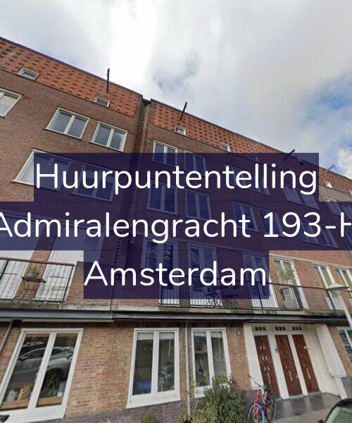 Foto gevel Huurpuntentelling voor Admiralengracht 193-H, Amsterdam