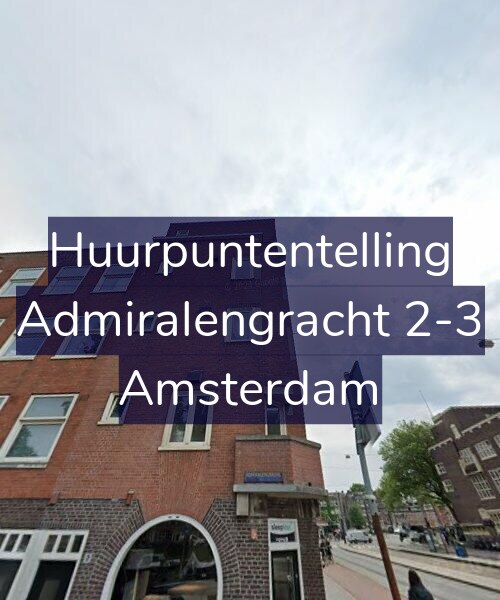 Foto gevel Huurpuntentelling voor Admiralengracht 2-3, Amsterdam