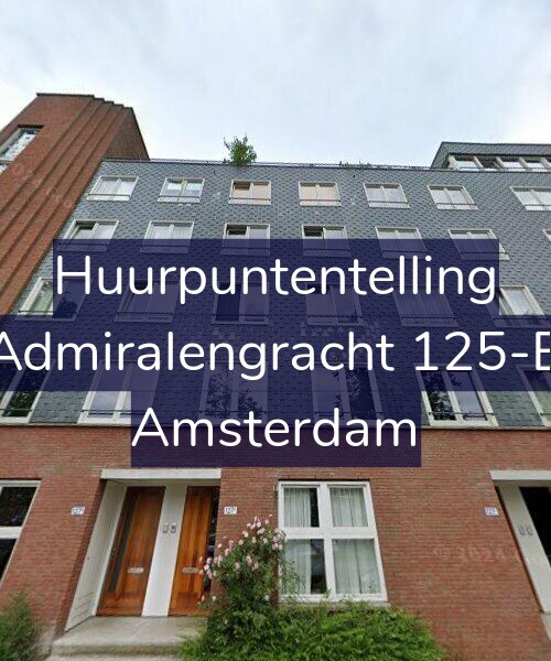 Foto gevel Huurpuntentelling voor Admiralengracht 125-B, Amsterdam