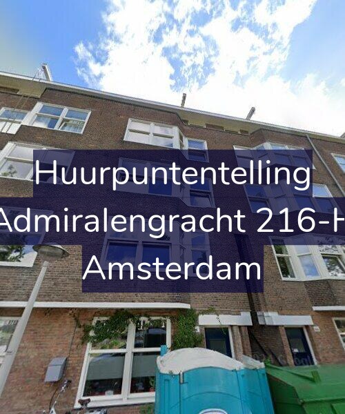 Foto gevel Huurpuntentelling voor Admiralengracht 216-H, Amsterdam
